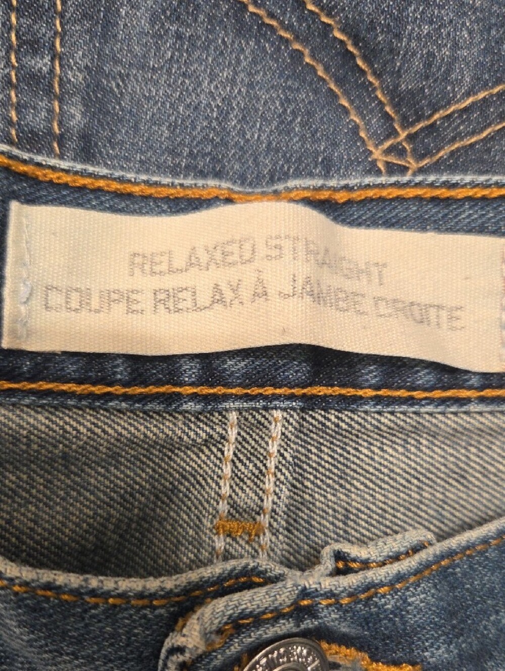 Men's Levi's Relaxed Fit Blue Denim Jeans (32x32) - Picture 4 of 7
